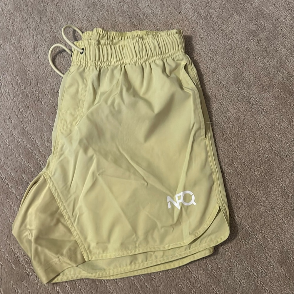yellow shorts